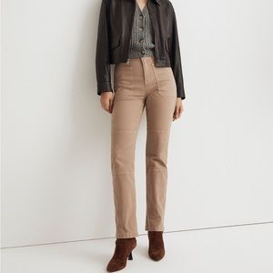 Madewell The Petite '90s Straight Cargo Pant in Garment-Dyed Canvas-26P